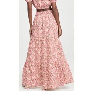 Cami NYC Pink Floral Maxi Skirt
